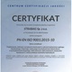Certyfikat systemu zarządzania jakością ISO 9001